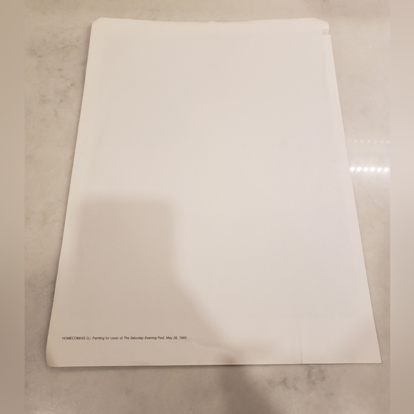 Homecoming G.I., 1945 print by Norman Rockwell - Picture 4 of 6